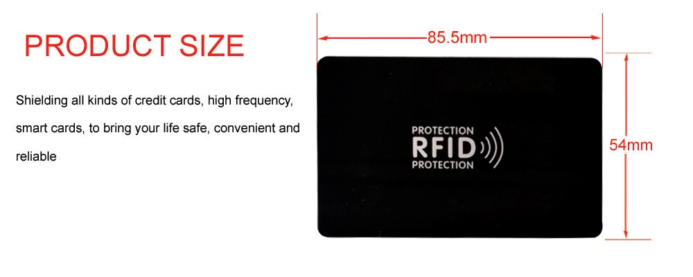 Promotional Gift Credit Card Holder RFID Blocking
