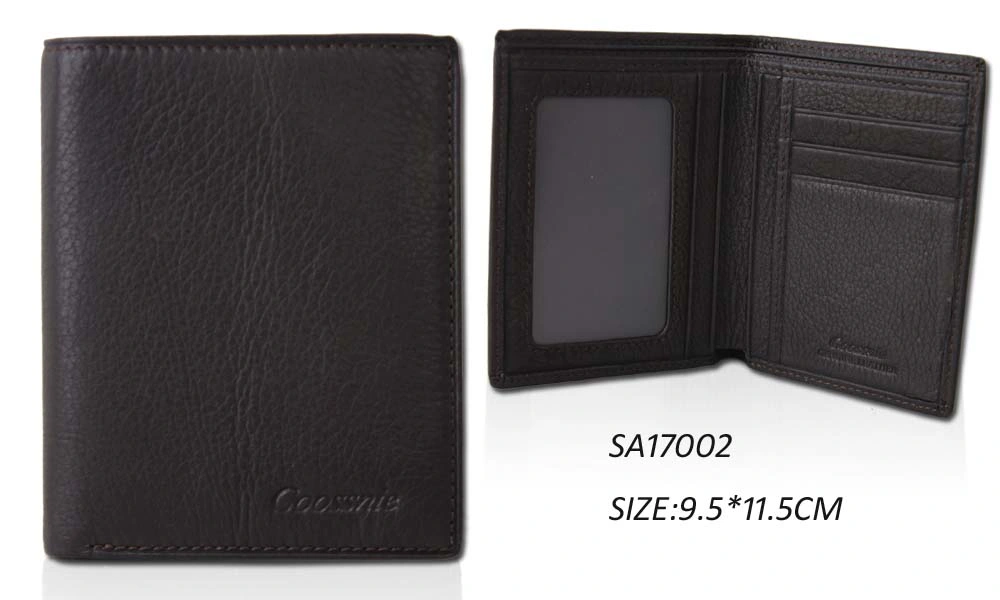 Custom PU Leather Card Holder Wallet Bifold Wallet Business Credit Card Wallet