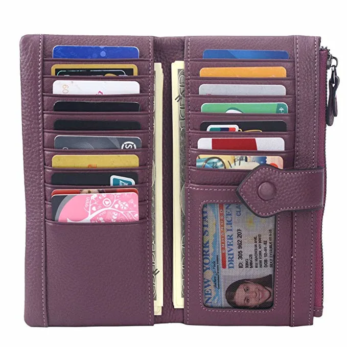 Women Wallet Lady Purse Credit Card Holder Wallet PU Leather Purses (WDL1428)