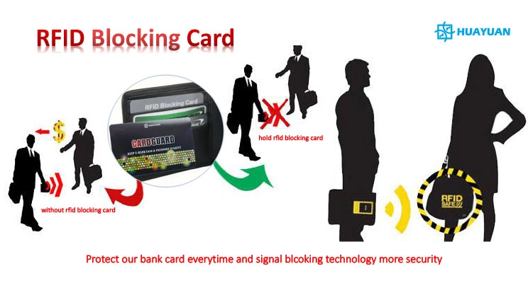 High-security Signal Block Wallet Using Anti Theft Credit Card Protector RFID Blocking Card