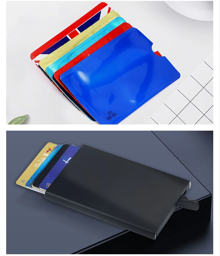 58*88mm Pet Blocking Sleeve Card Holder for Bank Card and Credit Card