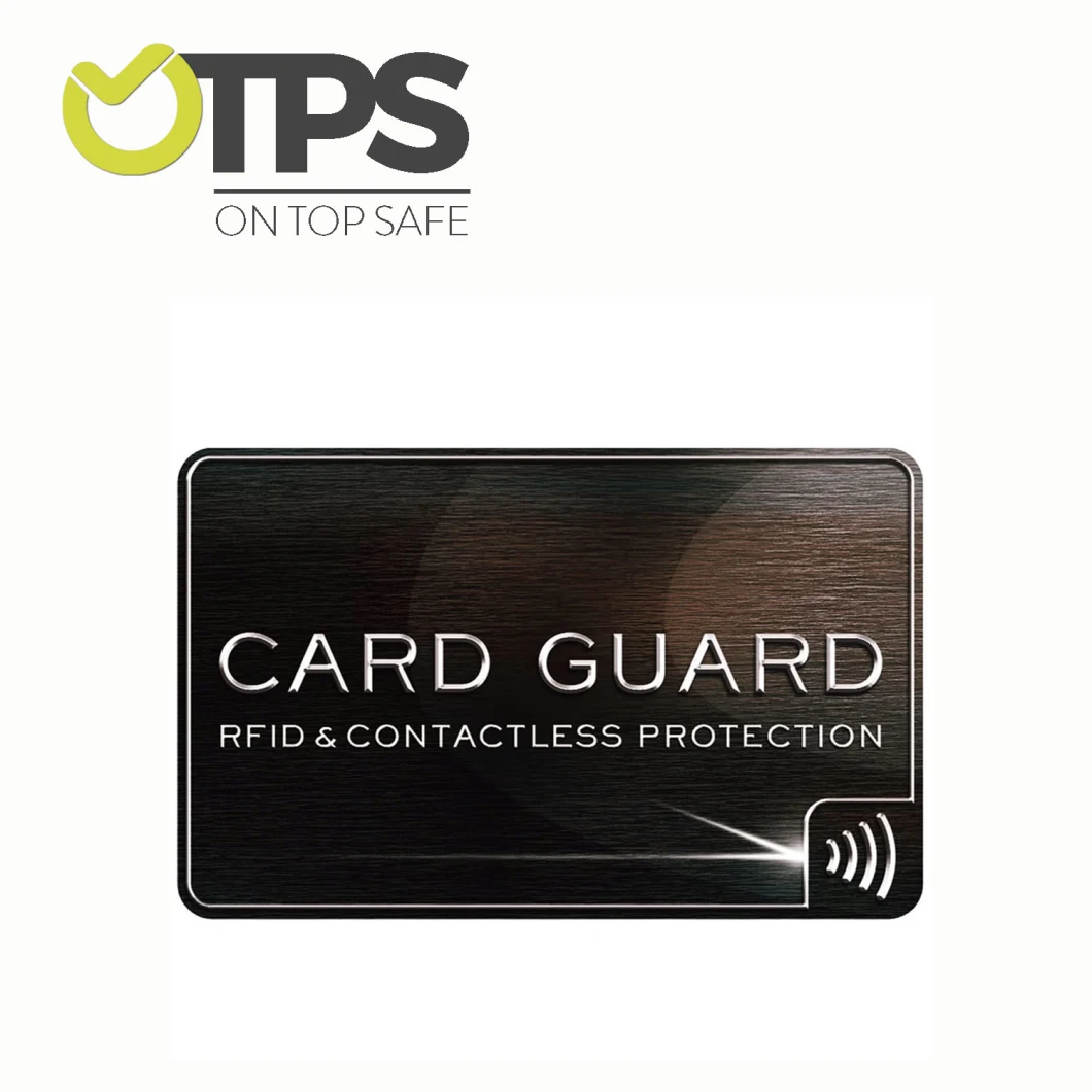 Popular 13.56MHz Credit Card Protector RFID Blocking Custom RFID Blocking Card