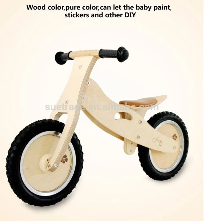 2021 Hot Selling Kids Wooden Balance Bike Children Wooden Bicycle Wooden Bike