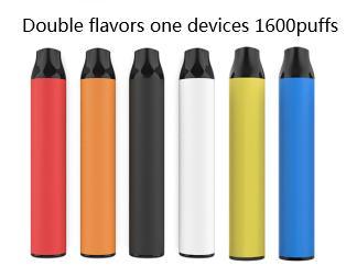 2 in 1 Disposable Vape Pen 18350 Battery Double Flavors Hookah Vape Pen