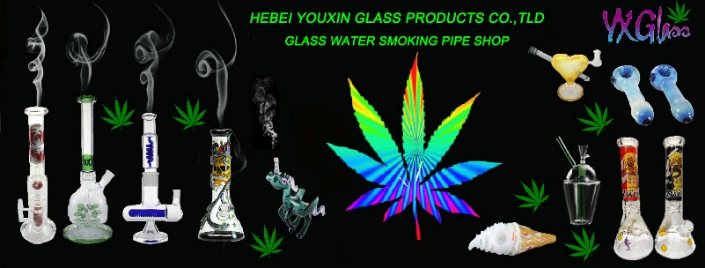 Colorful Wholesale Hookah Smoking Glass Water Pipe DAB Rig Recycler