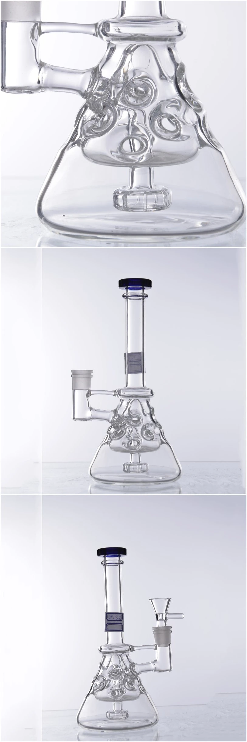 DF1137 Glass Smoking Pipe/Shisha/Hookah/Tobacco Oil Rig Glass Water Pipe