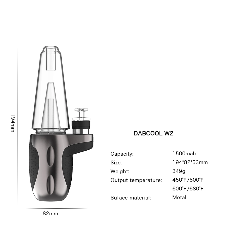 Wholesale DAB Galss Pipe Electronic Hookah Wax Herb Vape Pen Electronic Cigarette Dry Herb Vaporizer Puffco Vs Peak