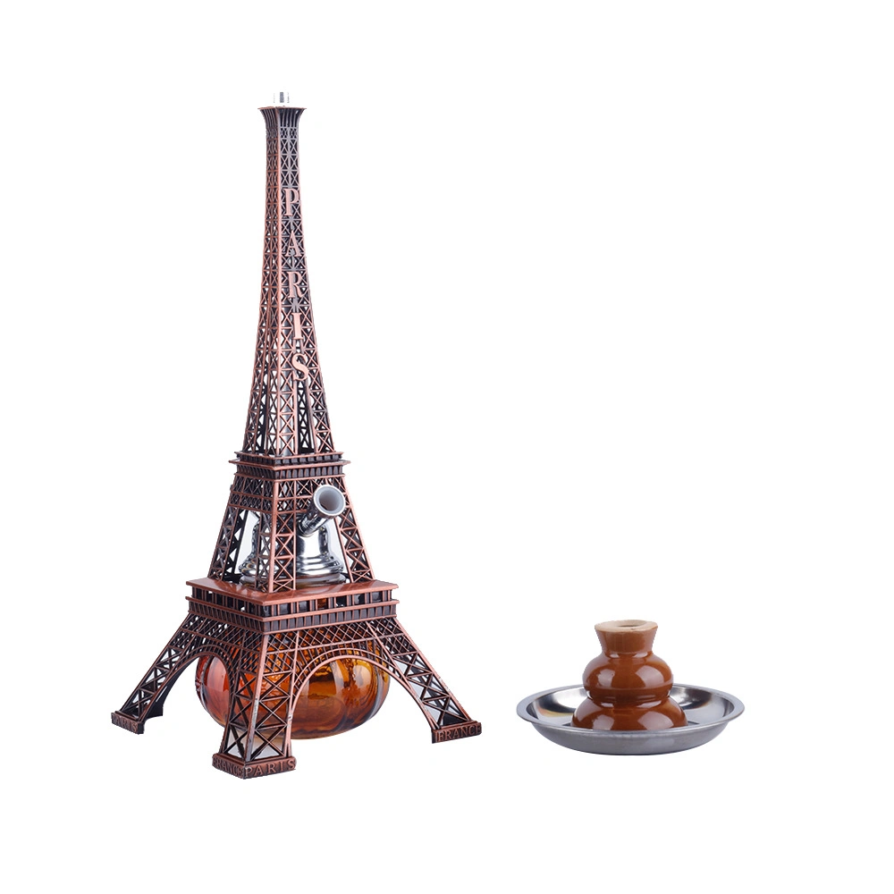 The Eiffel Tower Designs Glass Hookah Water Smoking Pipe Shisha Pipe