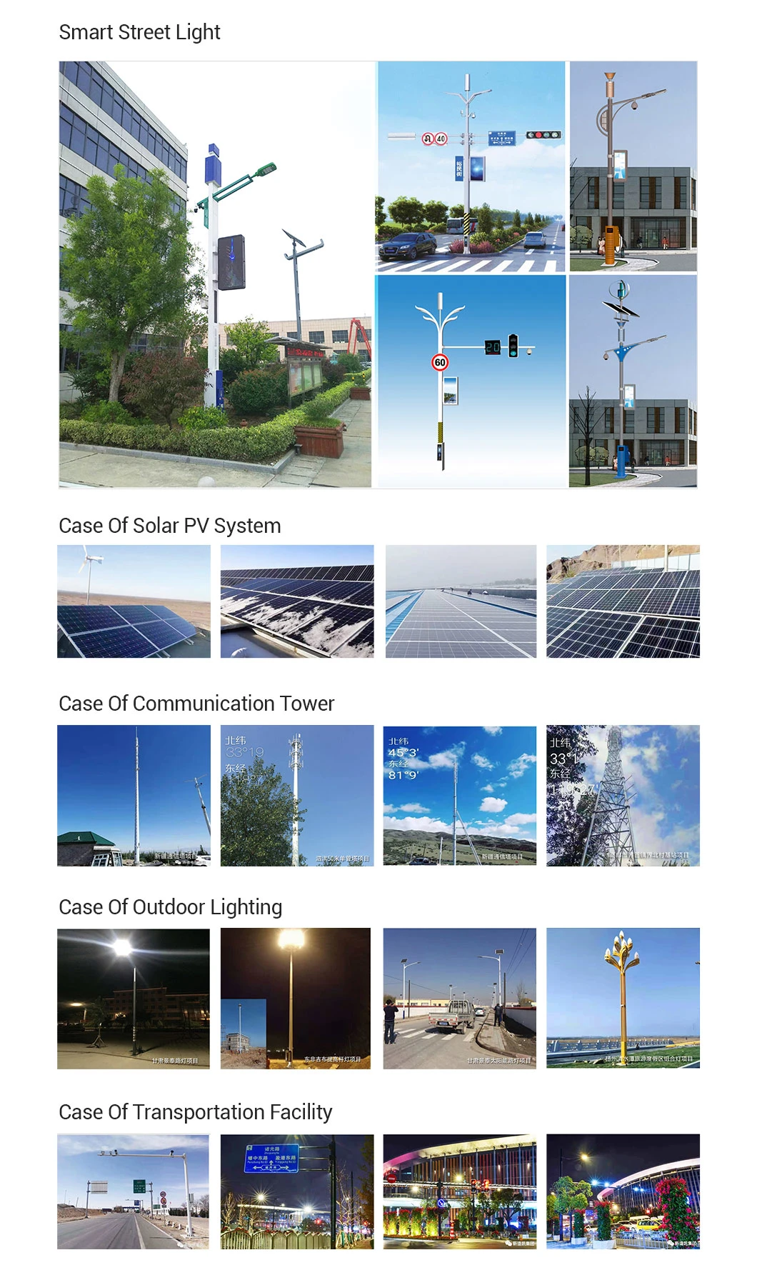 Factory Price Solar Powered Energy LED Street Lights Price List