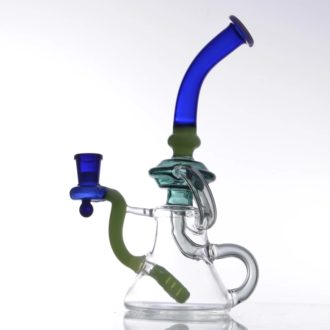 DF1304 Glass Pipe Smoking Watertobacco DAB Shisha Hookah Glass Pipe