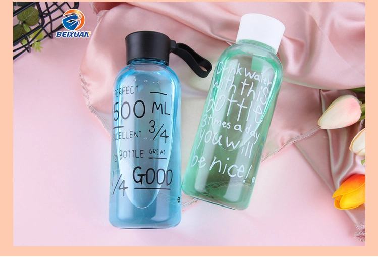 Korea My Bottle Plastic Cup Transparent Water Bottle Plastic Cup Creative Portable Hand Cup Custom Logo