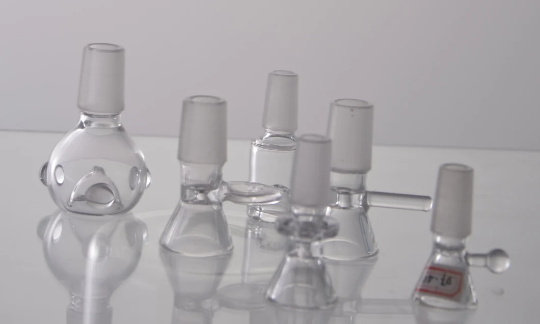 DF2517 Hot Sale Borosilcate Clear Glass Smoking Hookah Water Pipe