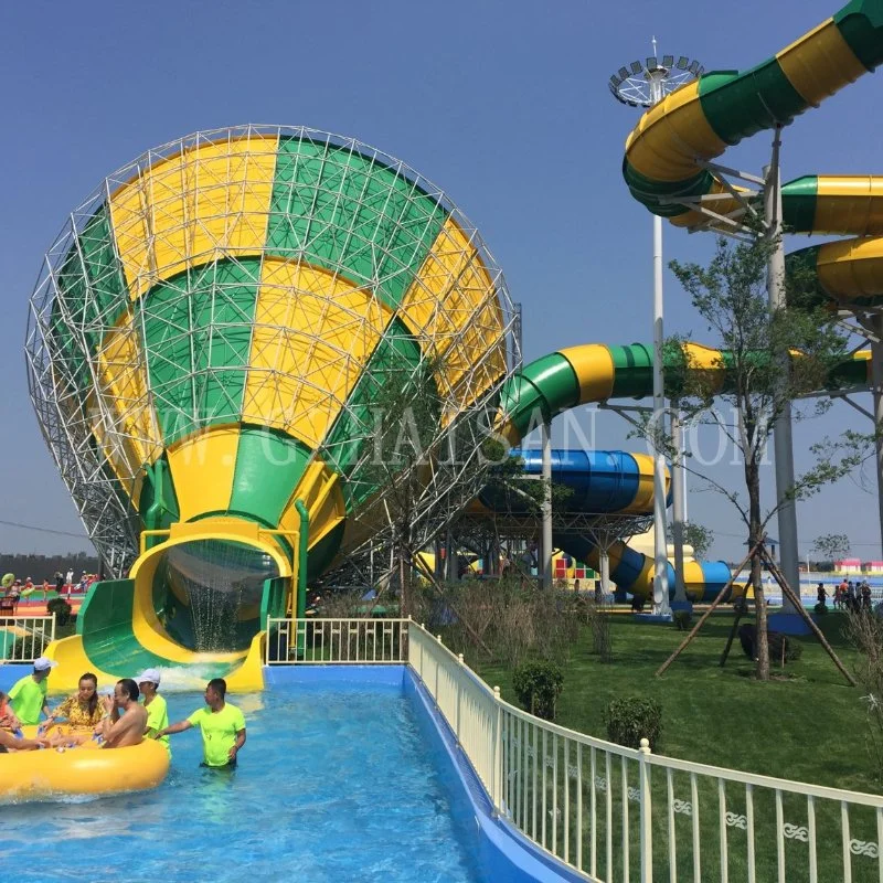 High Quality Water Play Equipment with TUV ISO Certificate Water Slides Supplier for Space Bowl Slide
