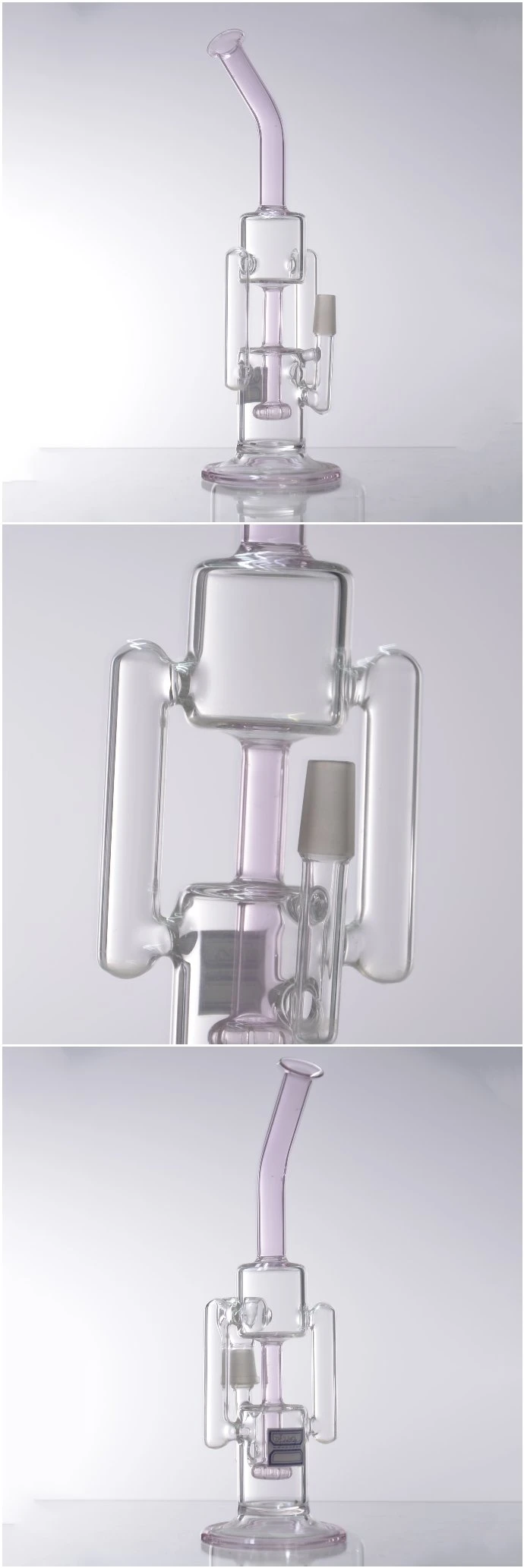DF2203 Fashion Portable Glass Shisha Hookah Recycles Smoking Water Pipe
