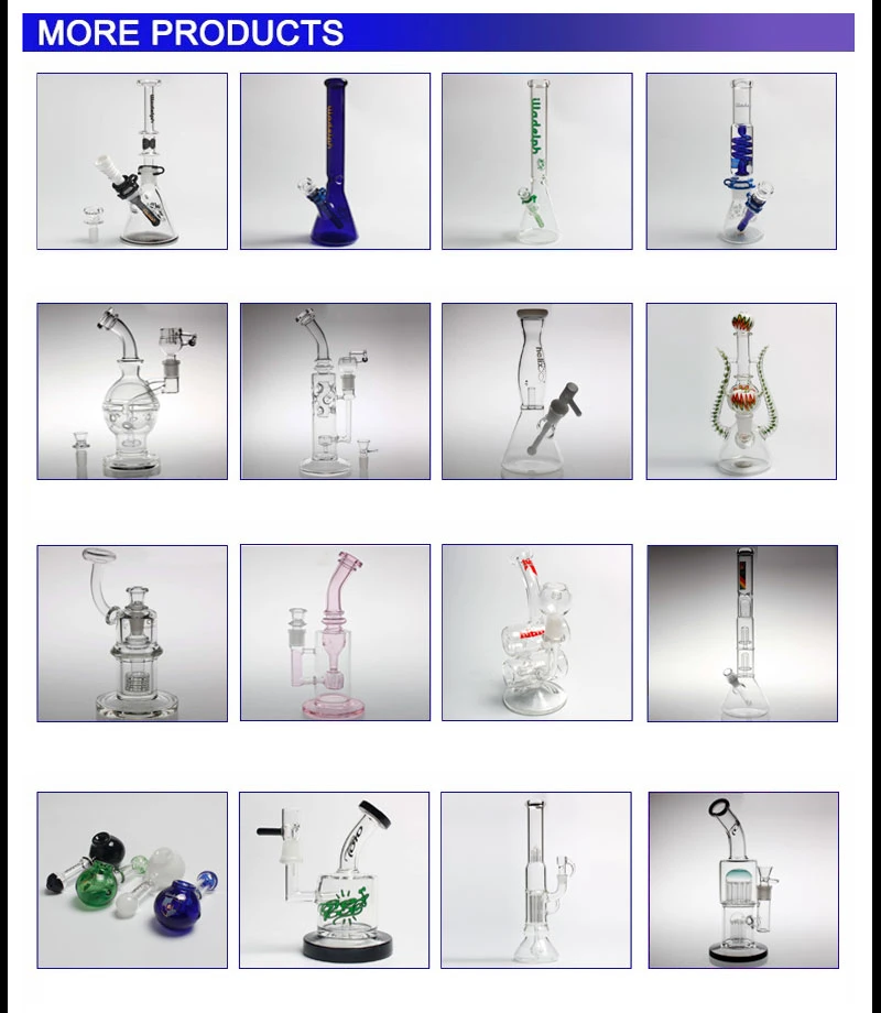 Colored Glass Water Pipes Thick Smoking Hookah Hand Blown Heady Tobacco Bubbler Wholesale DAB Wax Hookah