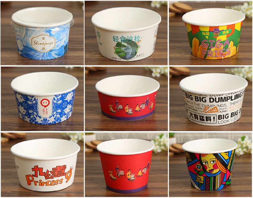 Popcorn Bowl Supplier Wholesale Disposable Fast Food Paper Bowl