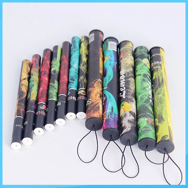 Hot Sale Electronic Hookah Disposable Ecig 500 Puffs Healthy Portable Colored Shisha Pen