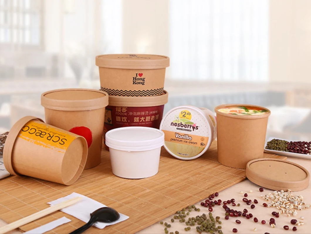 Popcorn Bowl Supplier Wholesale Disposable Fast Food Paper Bowl