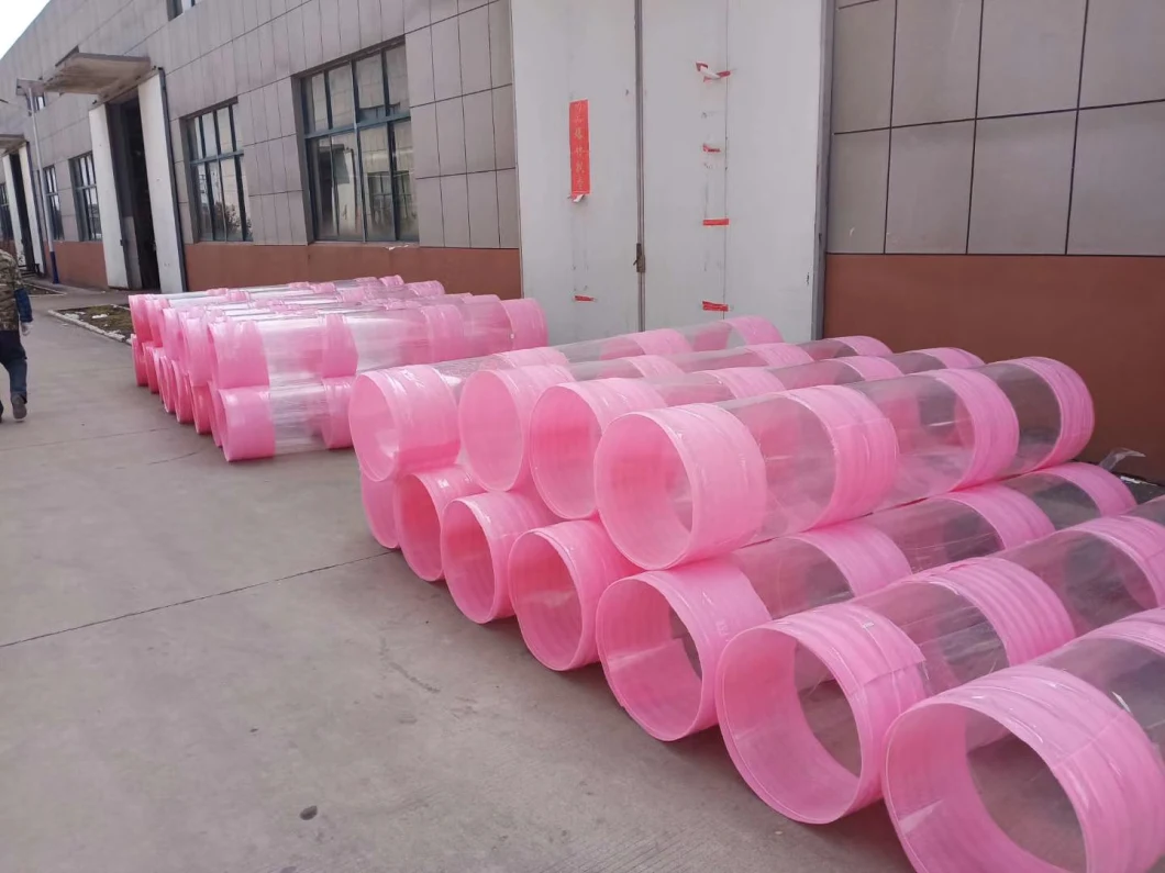 China Clear Acrylic Tube Pipe 220mm Diameter Cylinder-Aquarium Large Cylinder Acrylic Aquarium Tank for Sightseeing