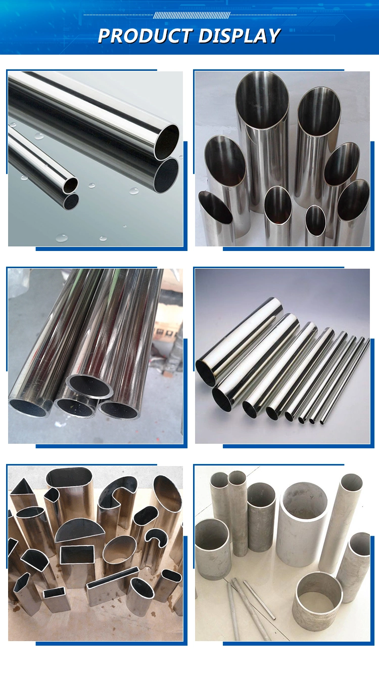Seamless Stainless Steel 201 304 304L 316 Pipe/Tube Price List Reasonable Price