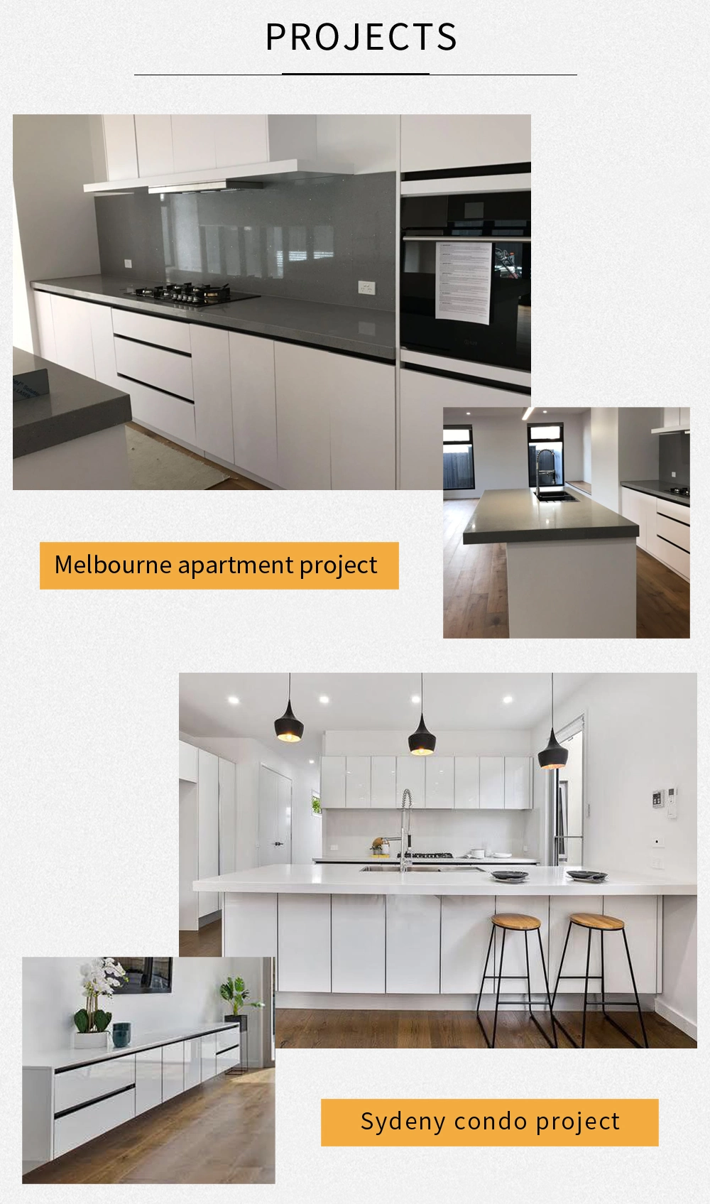 High Technical Customized Design Modern Matte Black Modern Custom Kitchen Furniture Cabinet
