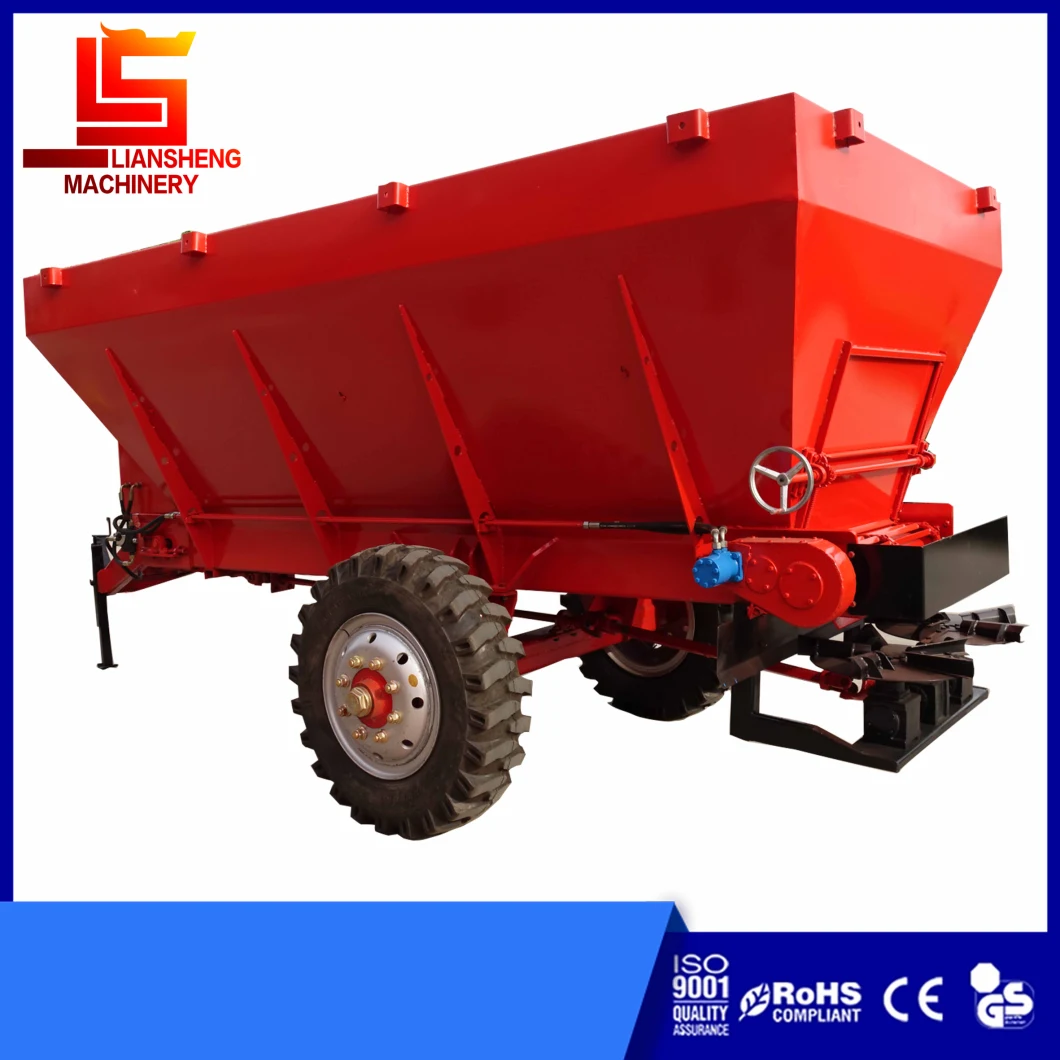 12 Cubic Large-Scale Manure Dumper Granule Fertilizer Powder Fertilizer Spreader for Large Farm Cooperatives