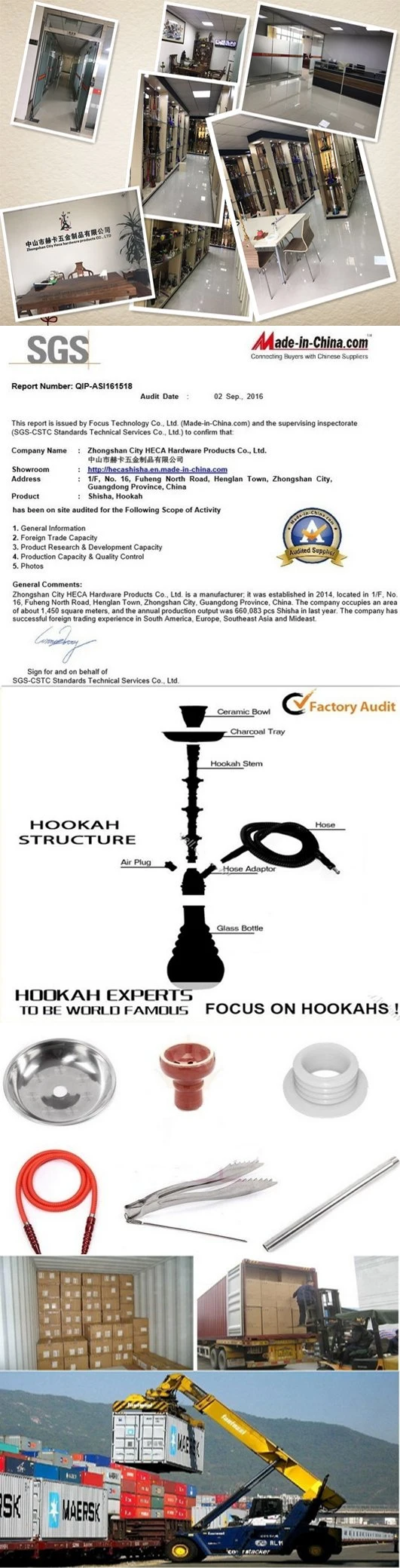 Factory Price Aluminum Air Valve Nargile Smoking Pipe Electric Hookah with Water Pipe