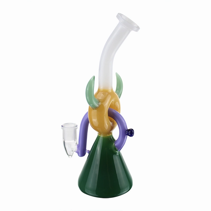 Colorful Wholesale Hookah Smoking Glass Water Pipe DAB Rig Recycler