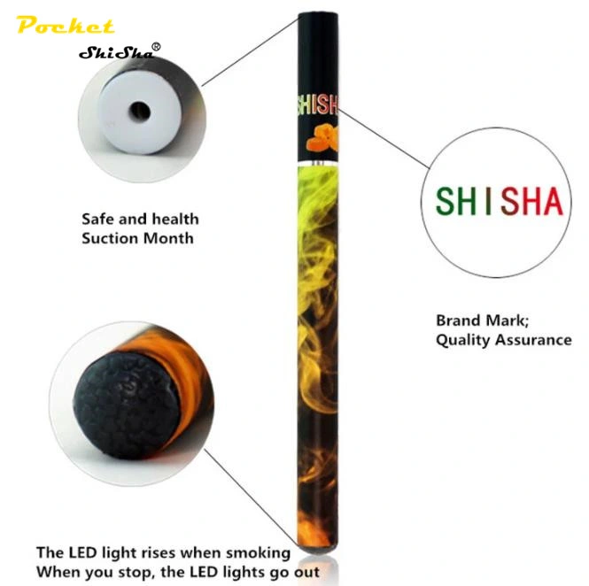 500 Puffs E Shisha Hookah Disposable Individual Packed Shisha Pen