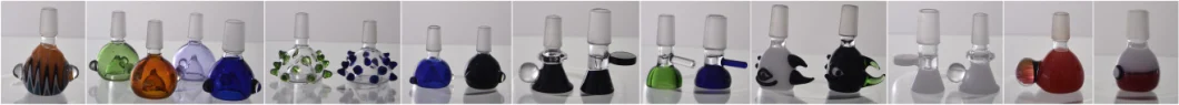 DF2202 Multicolor Shining Glass Smoking Shisha Hookah Glass Water Pipe