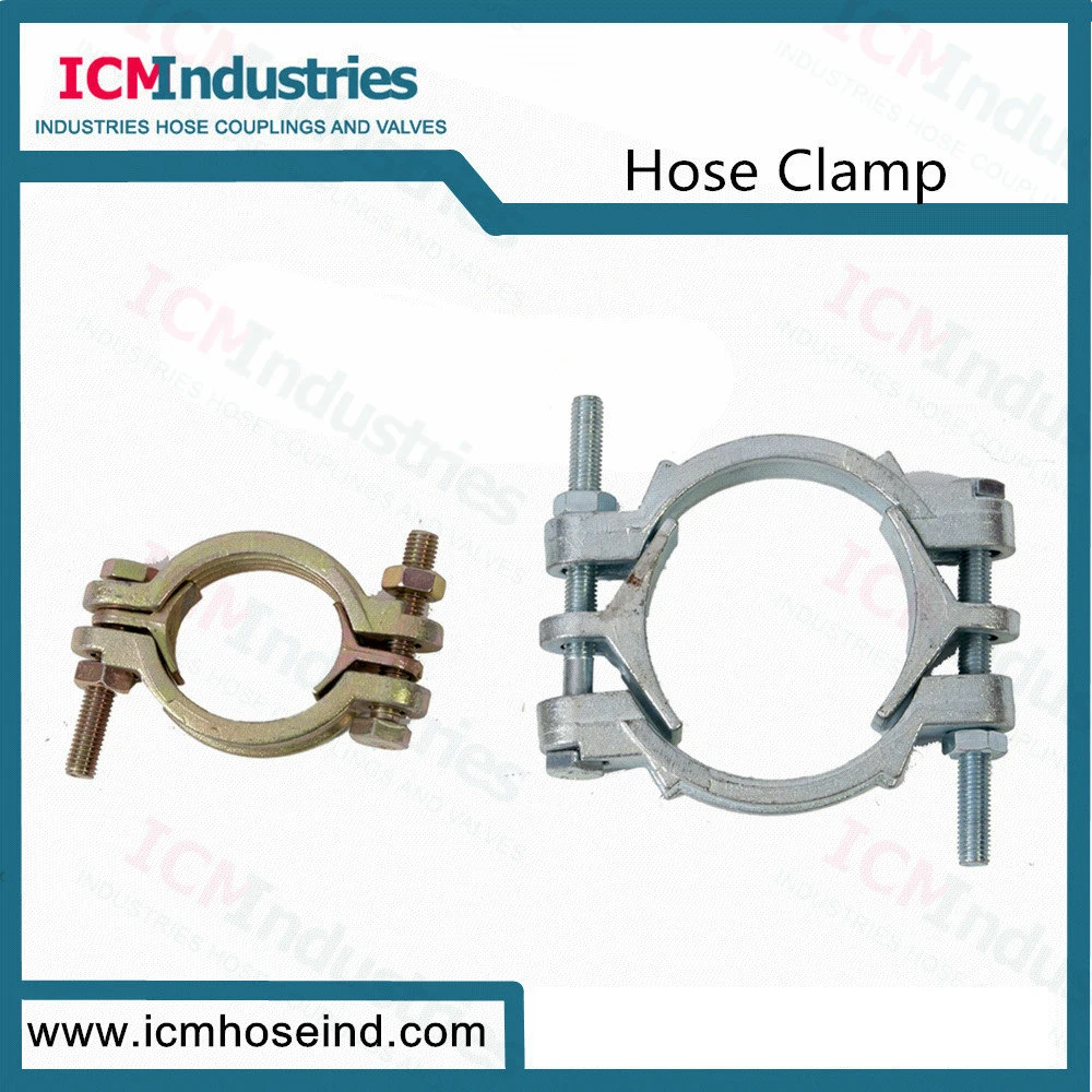 Air Hose Coupling and Double Bolt Hose Clamp