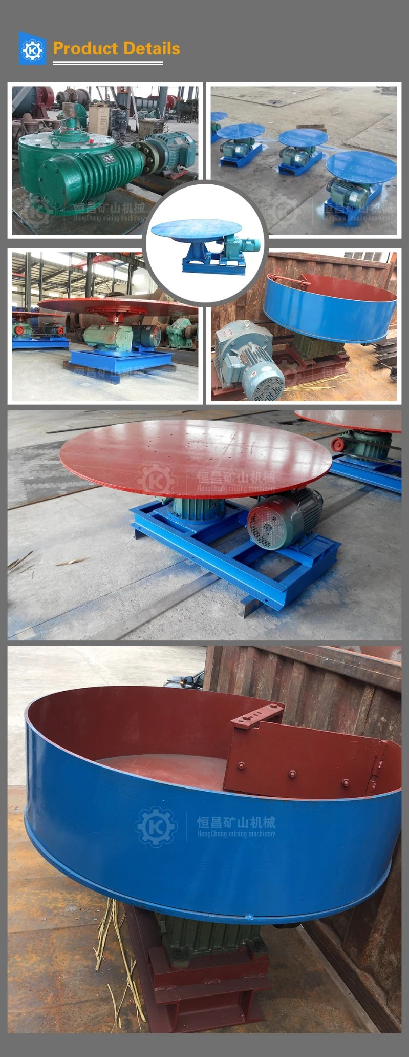 China Supplier Mining Round Disk Vibration Bowl Feeder