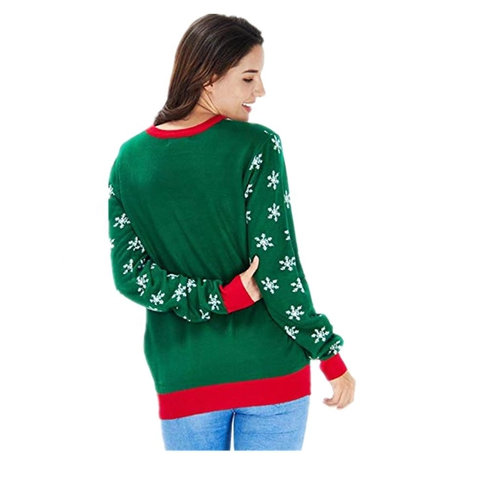 Amazon Hot Sell Customized Crew Neck Wholesale Ugly Christmas Sweater
