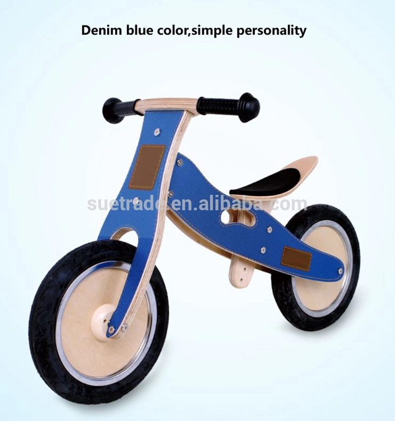2021 Hot Selling Kids Wooden Balance Bike Children Wooden Bicycle Wooden Bike
