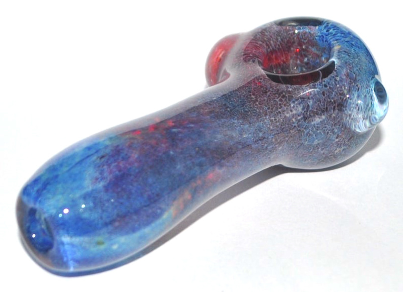Red Blue Marble Glass Water Pipe Hookah Glass Smoking Accessories Glass Beaker Pipe