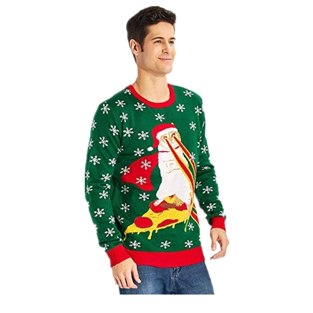 Amazon Hot Sell Customized Crew Neck Wholesale Ugly Christmas Sweater