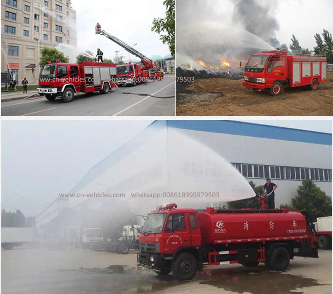 Isuzu Fvr Emergency Fire Rescue Truck with 5 Tons Crane