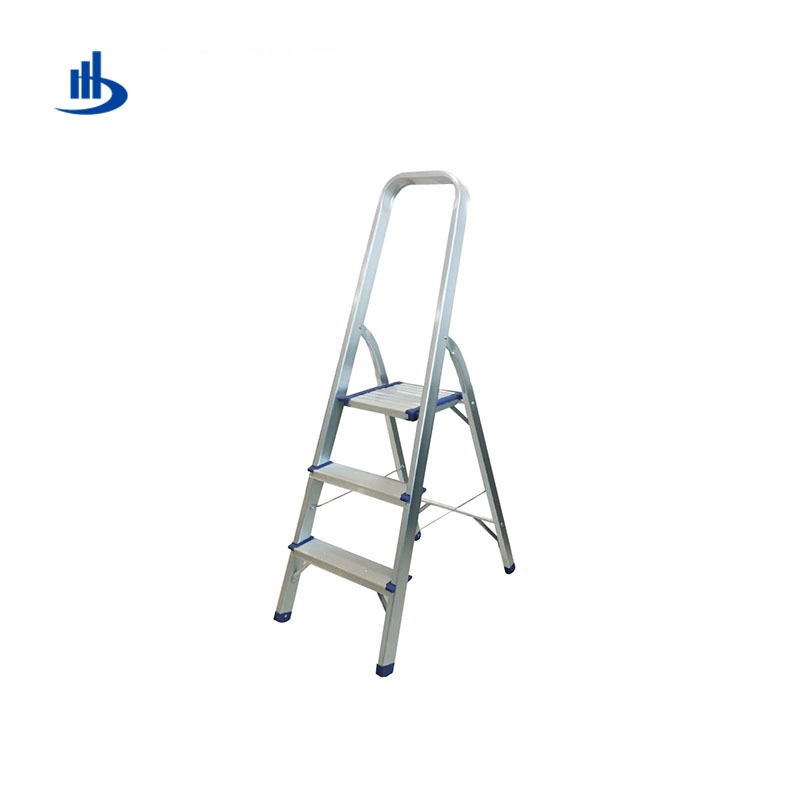 Domestic Aluminium Step Ladder Platform Truck Three Steps Platform Ladder Truck Folding Ladder