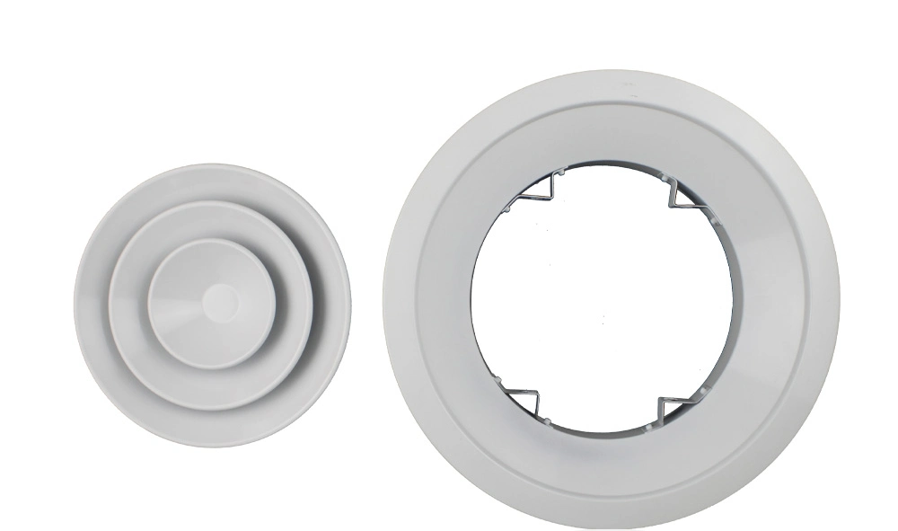 Ventilation System Aluminum Round Air Diffuser Circular Supply Air Diffuser for Ceiling