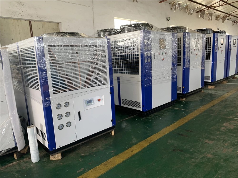 10 Tons 20 Tons Eco-Friendly Air Cooled Industrial Water Refrigerator Chiller