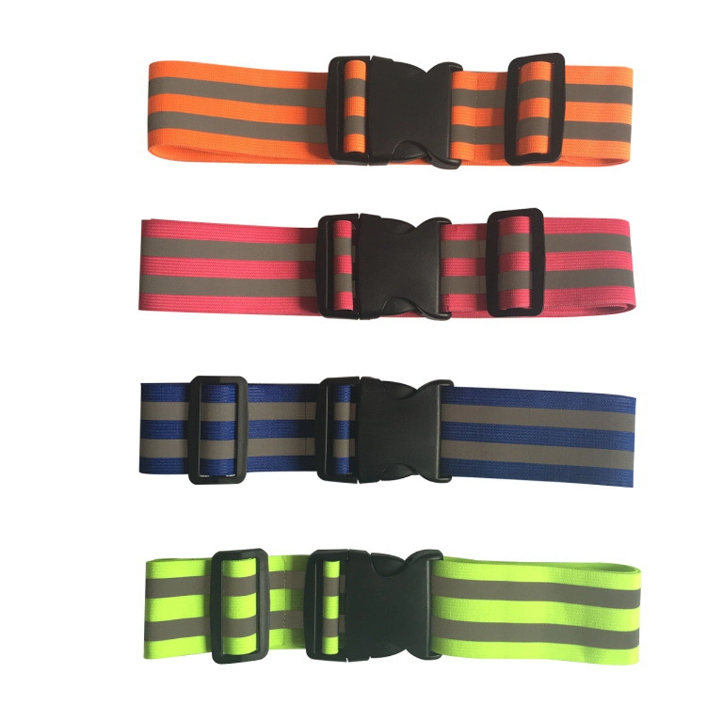 Hi-Vis Ankle Strap Elastic Reflective Safety Armband Reflective Safety Wristbands Belt