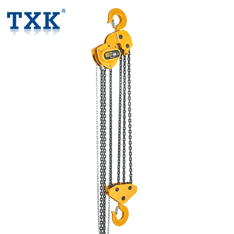 Hand Controlled Txk 10 Ton 5m Manual Chain Block