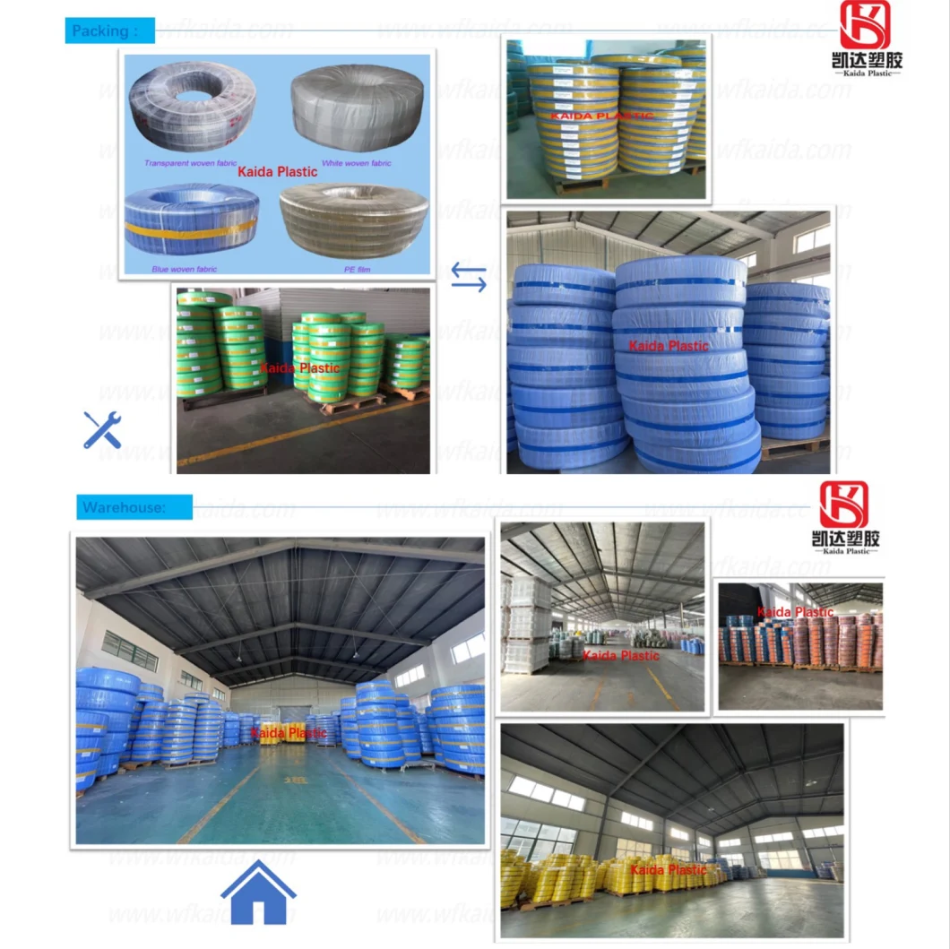 PVC Spiral Steel Wire Reinforced Suction Hose/Discharge Water/Oil Soft Hose