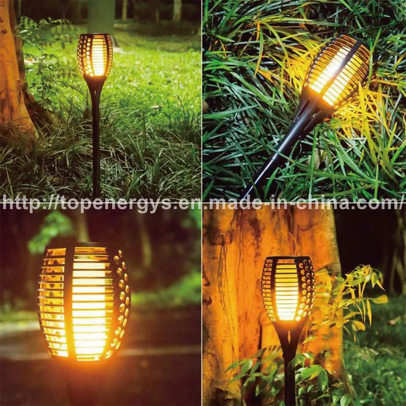 Solar Garden Torch Lights 96 LED Dancing Flame Lighting