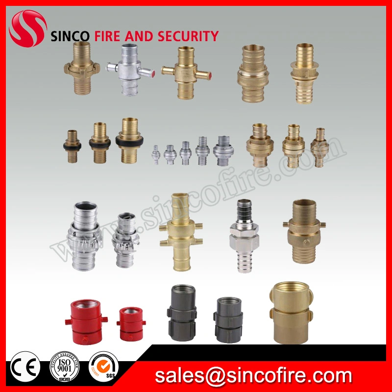 Aluminum/Brass Machino Fire Hose Coupling for Fire Hose