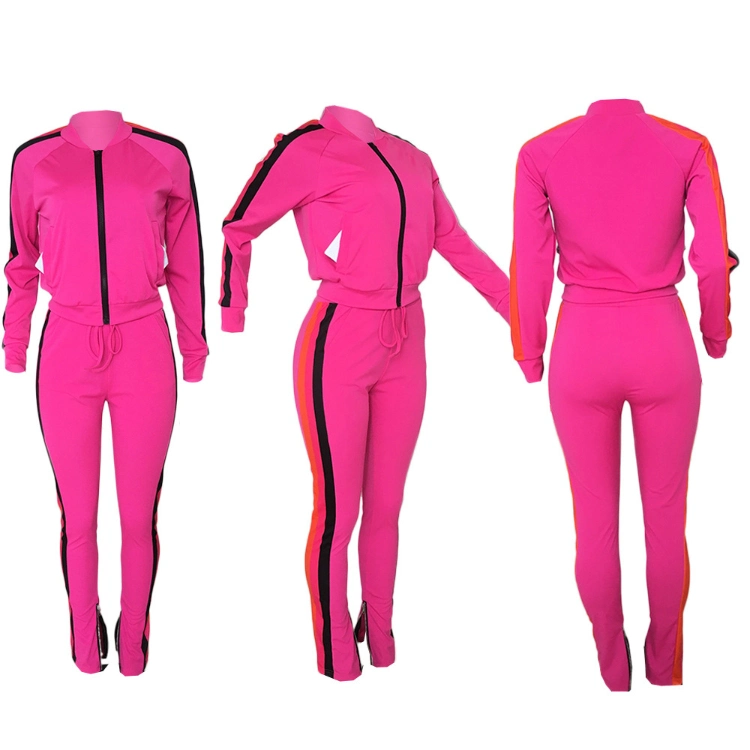 2021 Zip Matching Sweat Suits for Women Blankwholesale Track Suits Jogging Suits