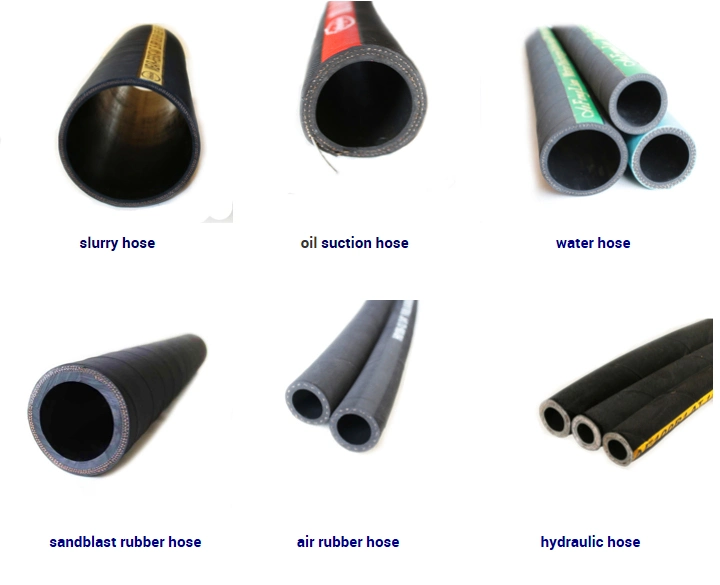 Flexible Rubber Air Water Delivery Hose with Textile Reinforced