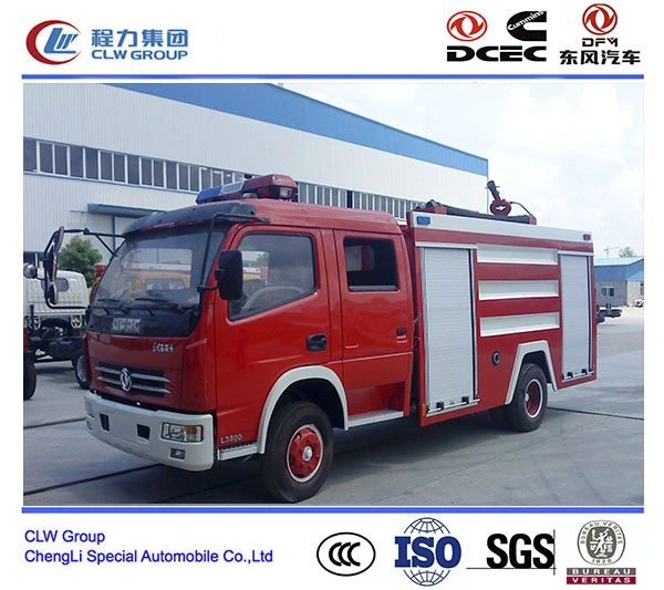 DFAC 5000~6000 Liter Water Fire Fighting Truck, Water Foam Fire Truck