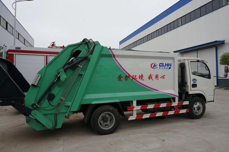 6 Ton 4*2 Garbage Truck Height Vehicle Compactor Collector Truck