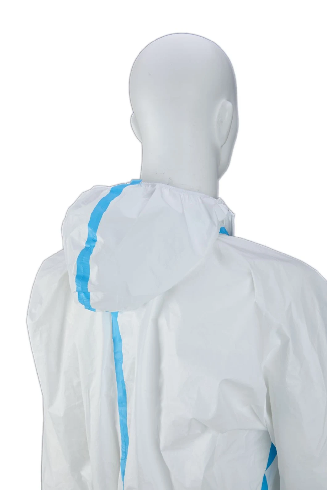 Manufacturers Supply Disposable Isolation Suits SMS Siamese Dustproof Laboratory Suits PP Work Clothes